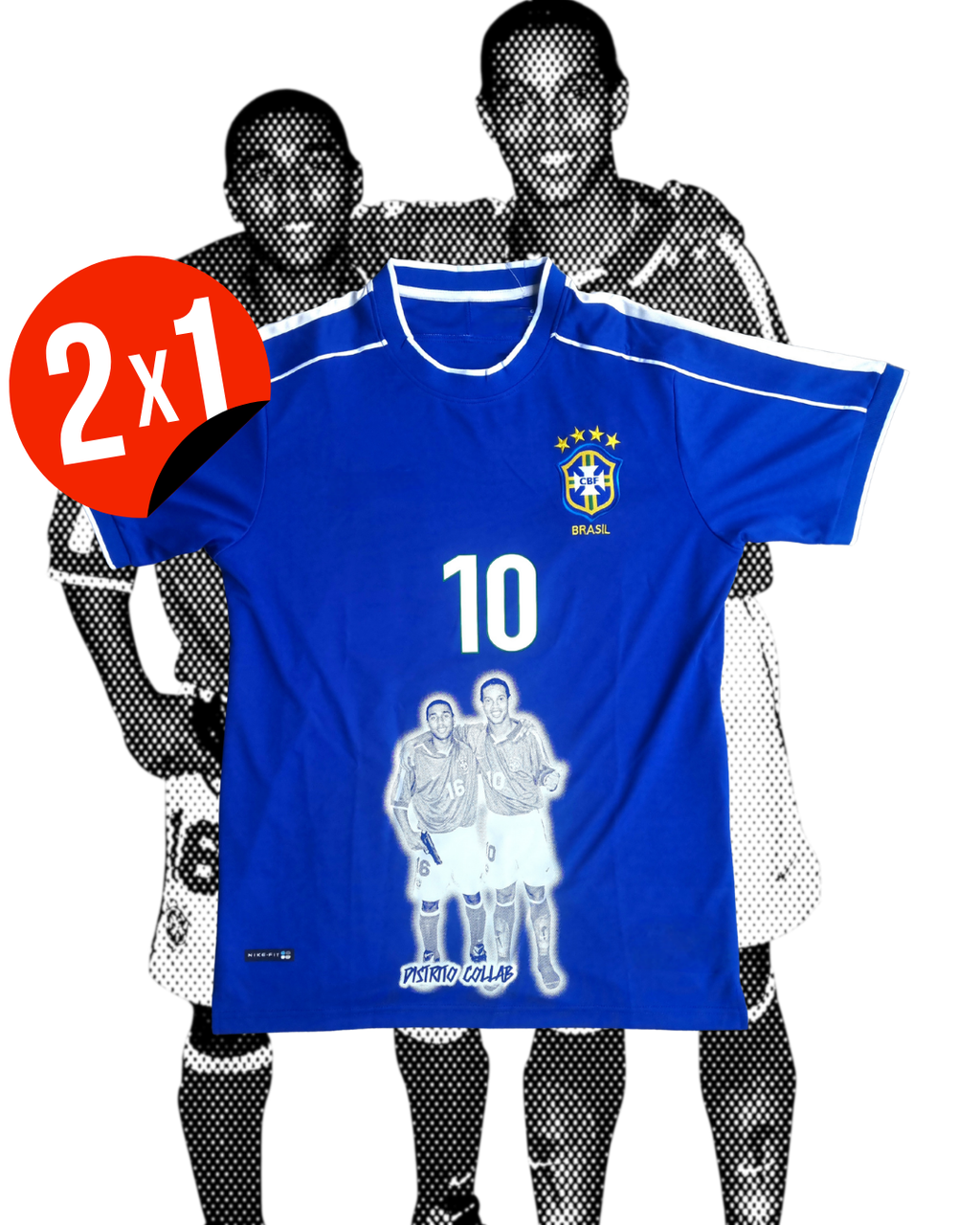 JERSEY RETRO SELECCIÓN DE BRASIL VISITANTE 98 X RONALDIHNO