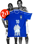 JERSEY RETRO SELECCIÓN DE BRASIL VISITANTE 98 X RONALDIHNO