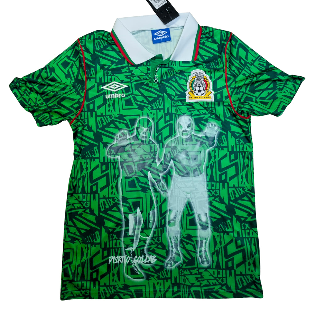 JERSEY RETRO SELECCIÓN MÉXICO 1994 X BLUE DEMON Y EL SANTO
