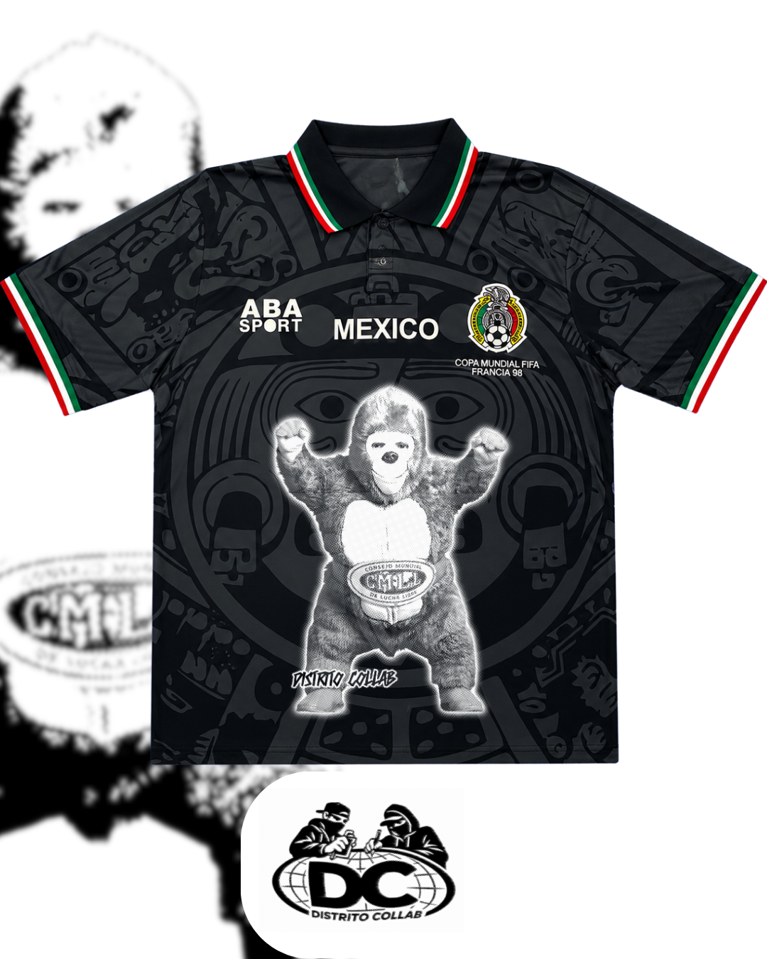 JERSEY RETRO SELECCIÓN MEXICANA 98 X KEMONITO