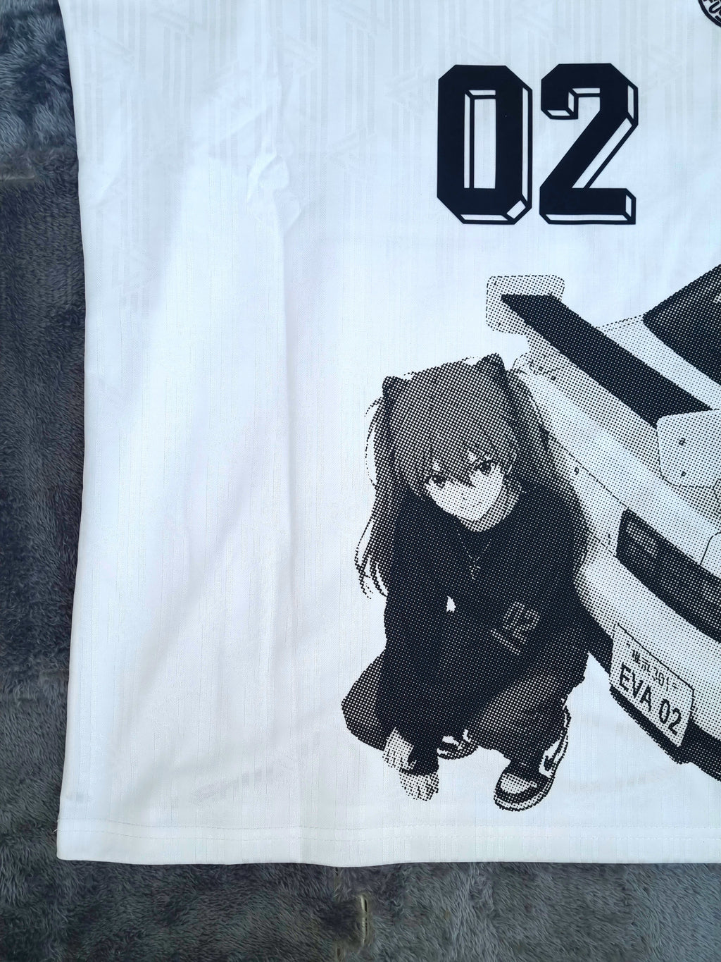 JERSEY RETRO SELECCION DE ALEMANIA 1994 X EVANGELION ASUKA