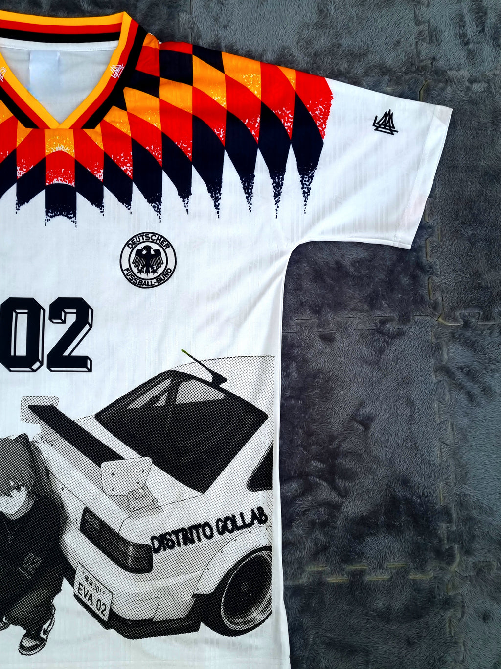 JERSEY RETRO SELECCION DE ALEMANIA 1994 X EVANGELION ASUKA