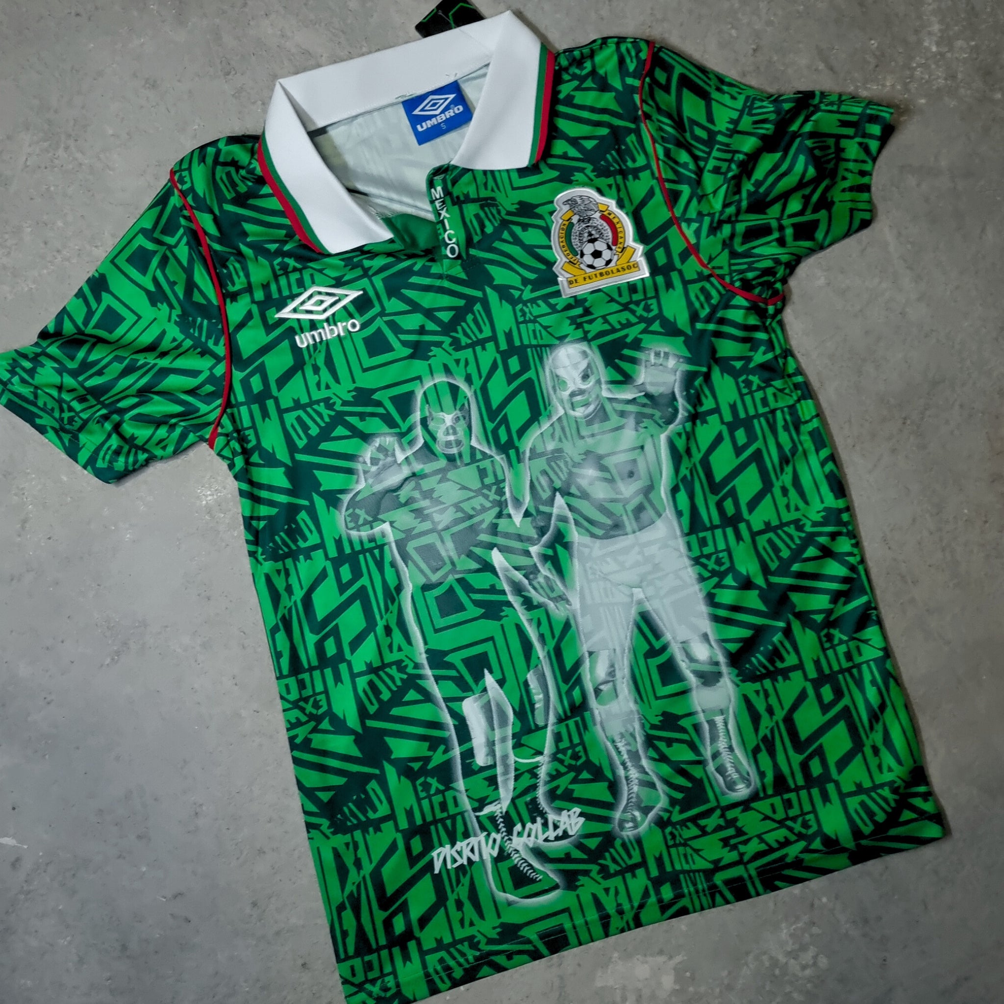 JERSEY RETRO SELECCIÓN MÉXICO 1994 X BLUE DEMON Y EL SANTO