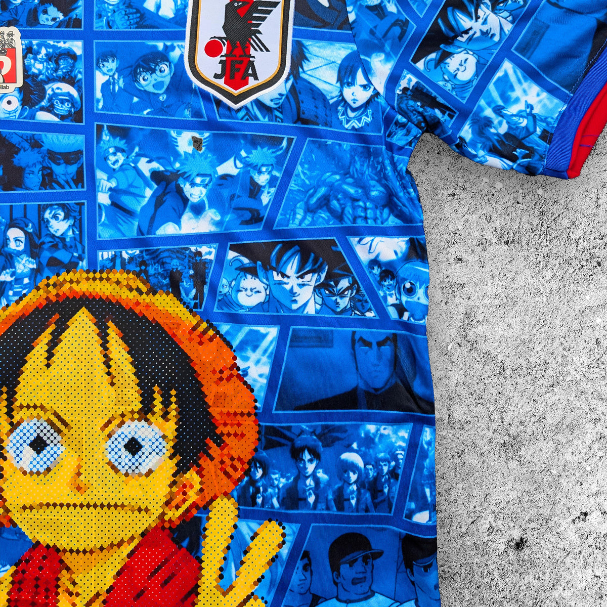 JERSEY RETRO SELECCIÓN DE JAPÓN ANIME X ONE PIECE