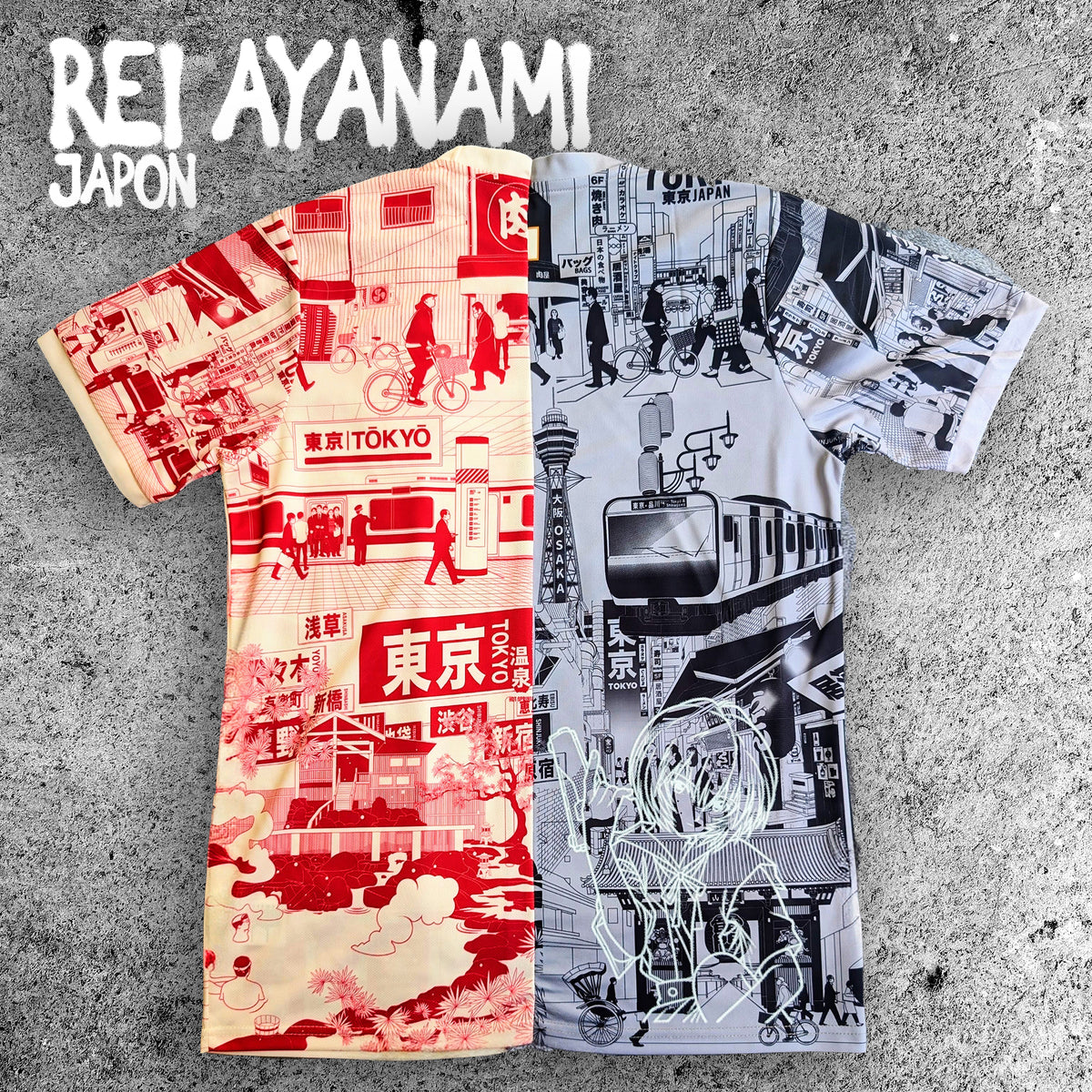 JERSEY BOOTLEG JAPÓN X REI AYANAMI EVANGELION
