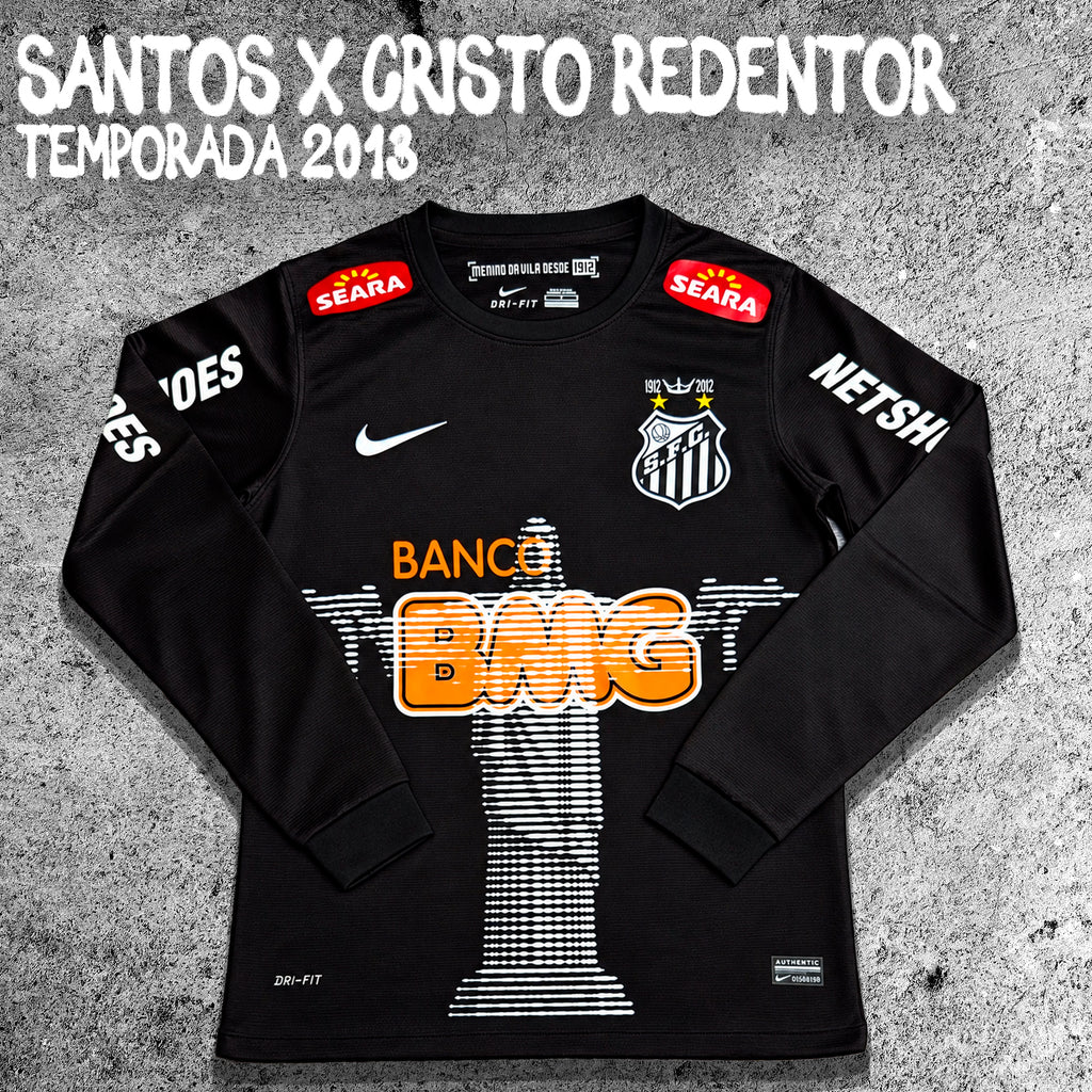 JERSEY RETRO SANTOS FC X CRISTO REDENTOR X NEYMAR