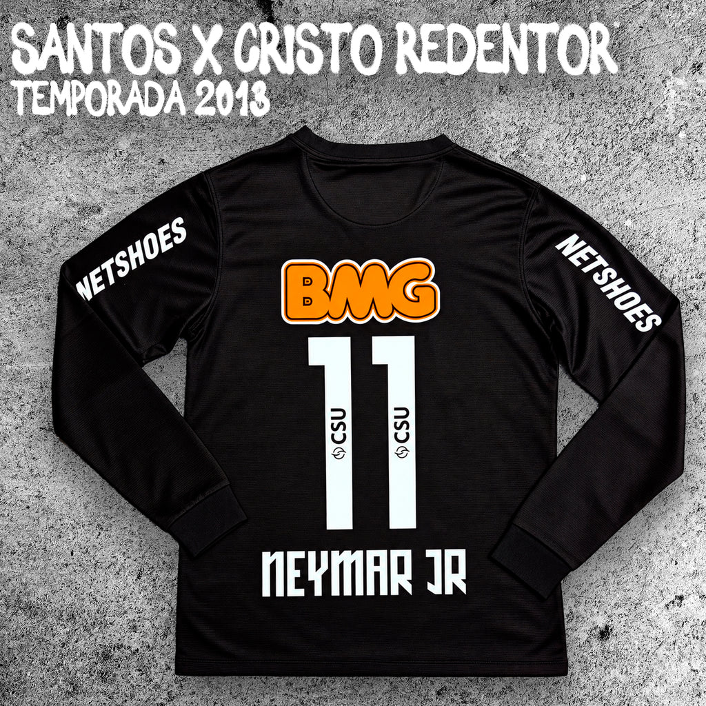 JERSEY RETRO SANTOS FC X CRISTO REDENTOR X NEYMAR
