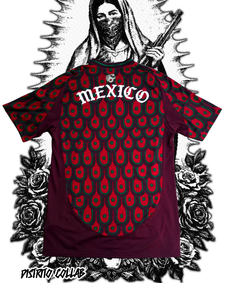 JERSEY SELECCIÓN MEXICANA  X VIRGEN MARÍA ORIGINAL
