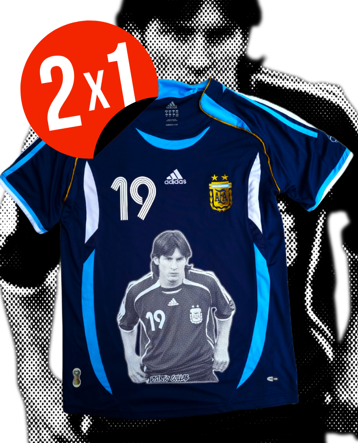 JERSEY RETRO SELECCION DE ARGNTINA 2006 X MESSI