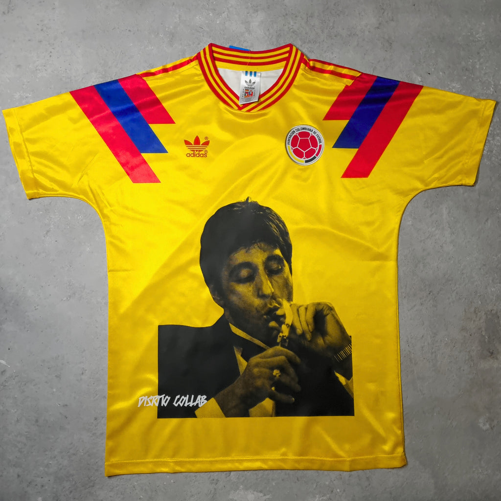 JERSEY RETRO SELECCIÓN COLOMBIA 1990 X TONY MONTANA