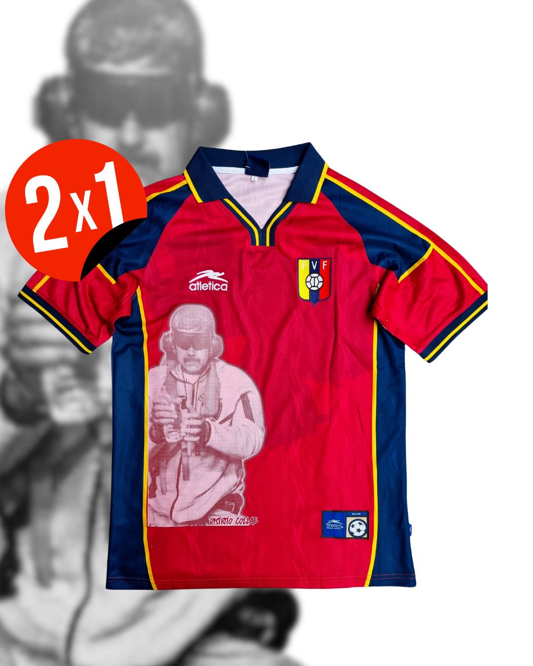JERSEY RETRO SELECCIÓN DE VENEZUELA 2000 X MADURO