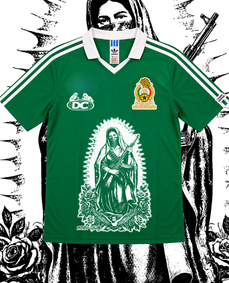 JERSEY RETRO SELECCIÓN MEXICANA 86 X VIRGEN MARIA