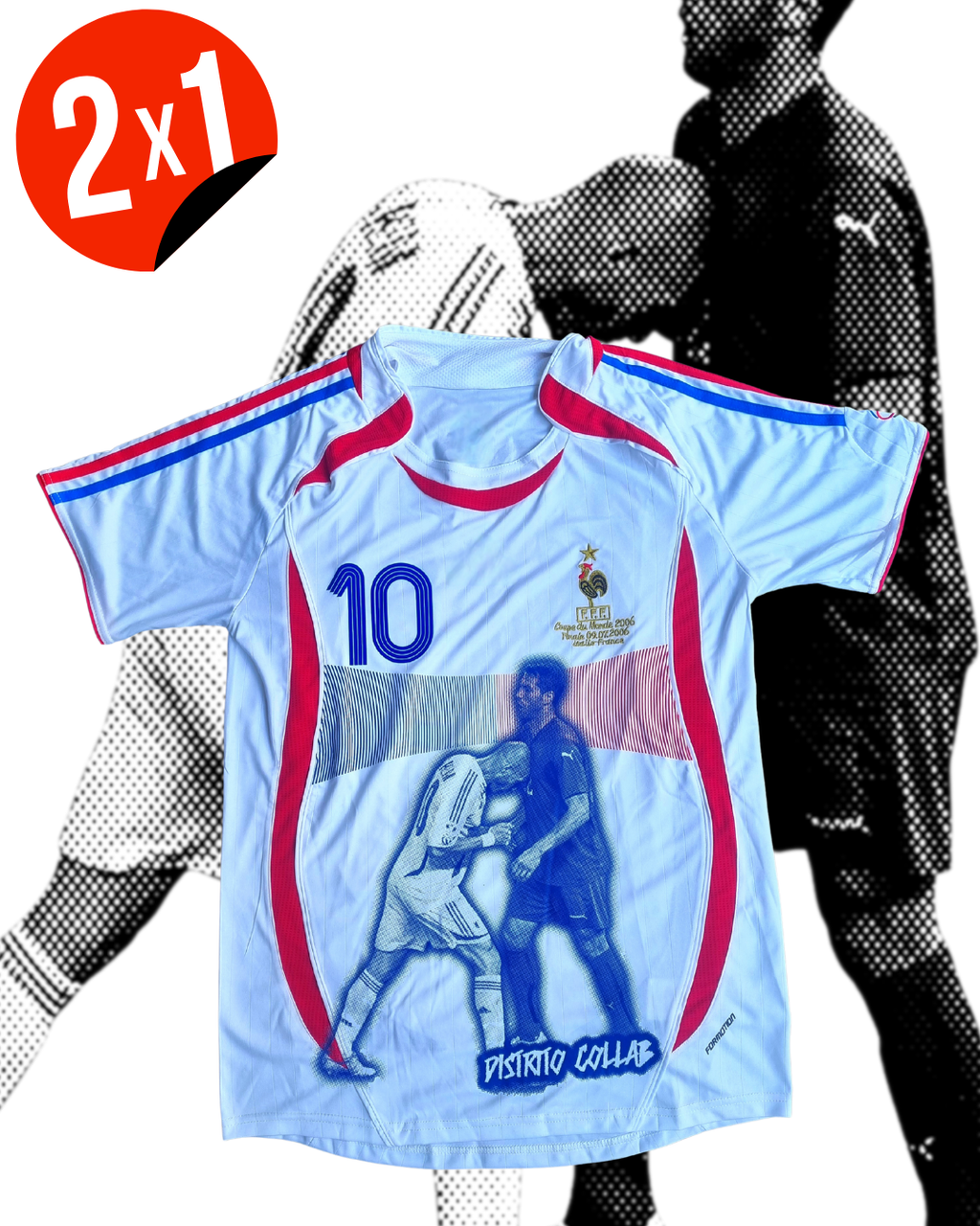 JERSEY RETRO SELECCIÓN FRANCIA 2006 X ZIDANE
