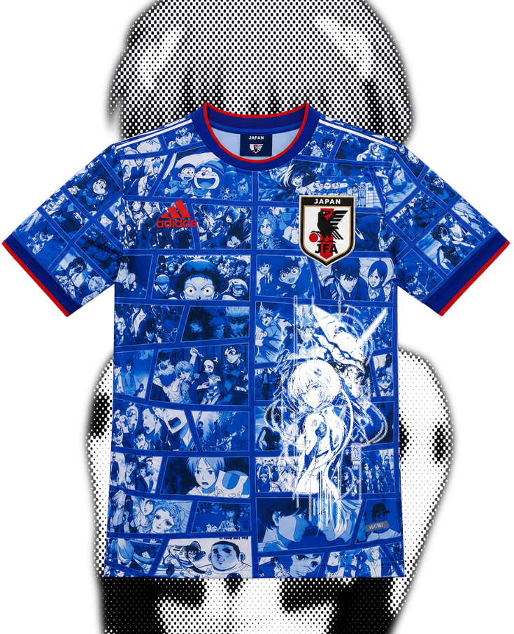 JERSEY RETRO SELECCIÓN DE JAPÓN ANIME X REI AYANAMI