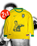 JERSEY RETRO SELECCIÓN BRASIL 98 X RONALDIHNO