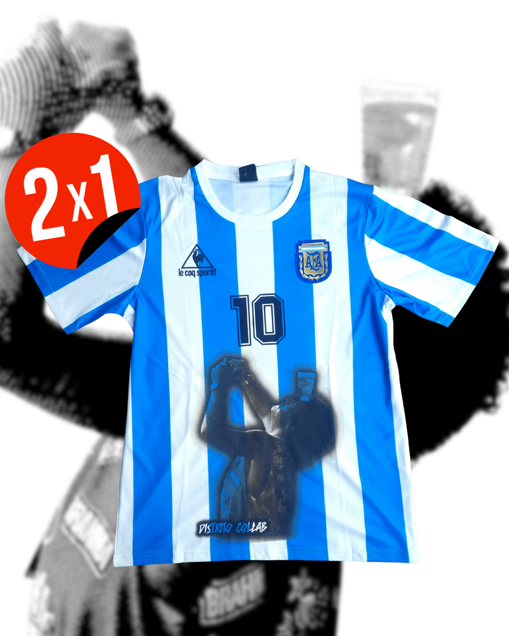 JERSEY RETRO SELECCIÓN DE ARGENTINA  86 X MARADONA