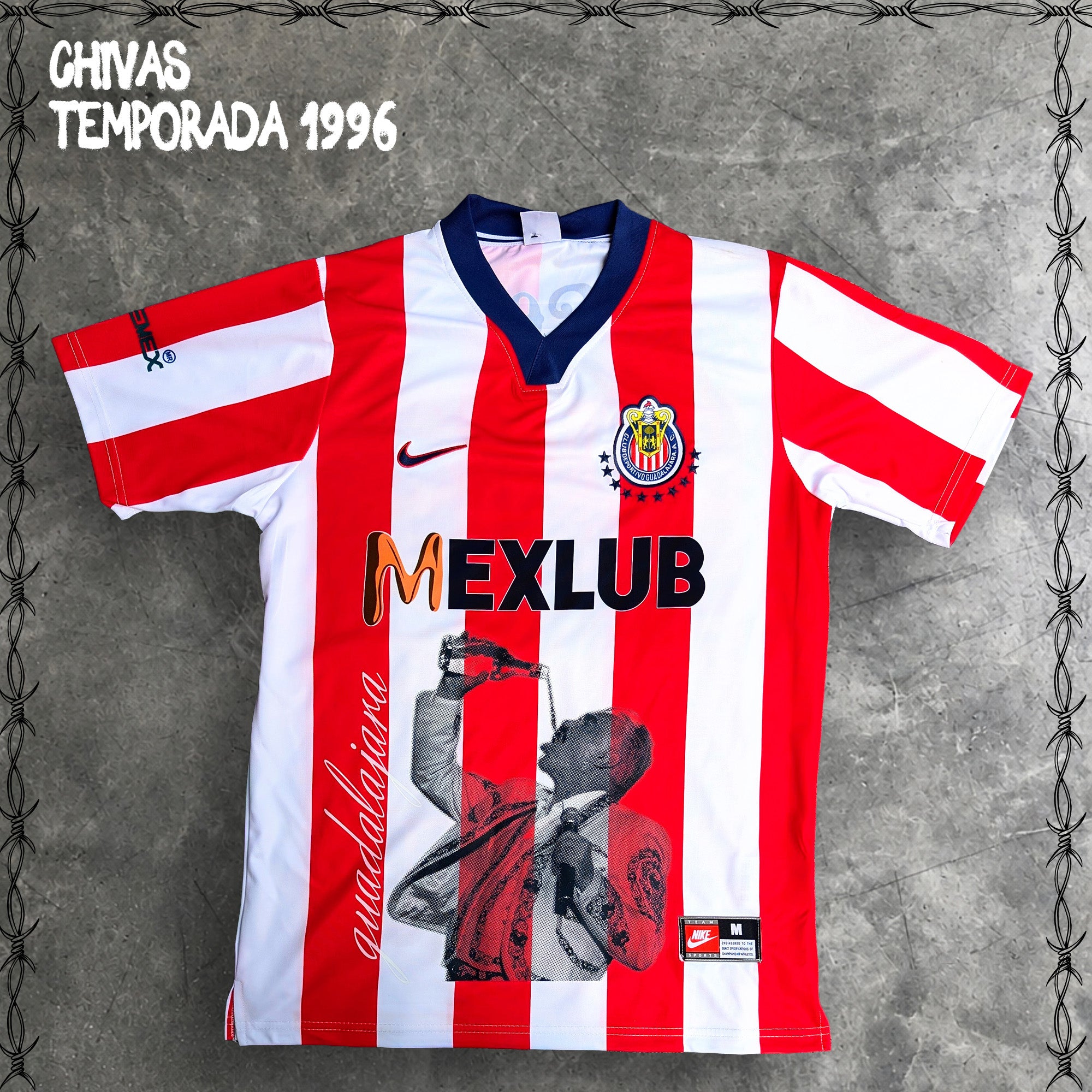 JERSEY RETRO CHIVAS 1996 X CHENTE FERNANDEZ