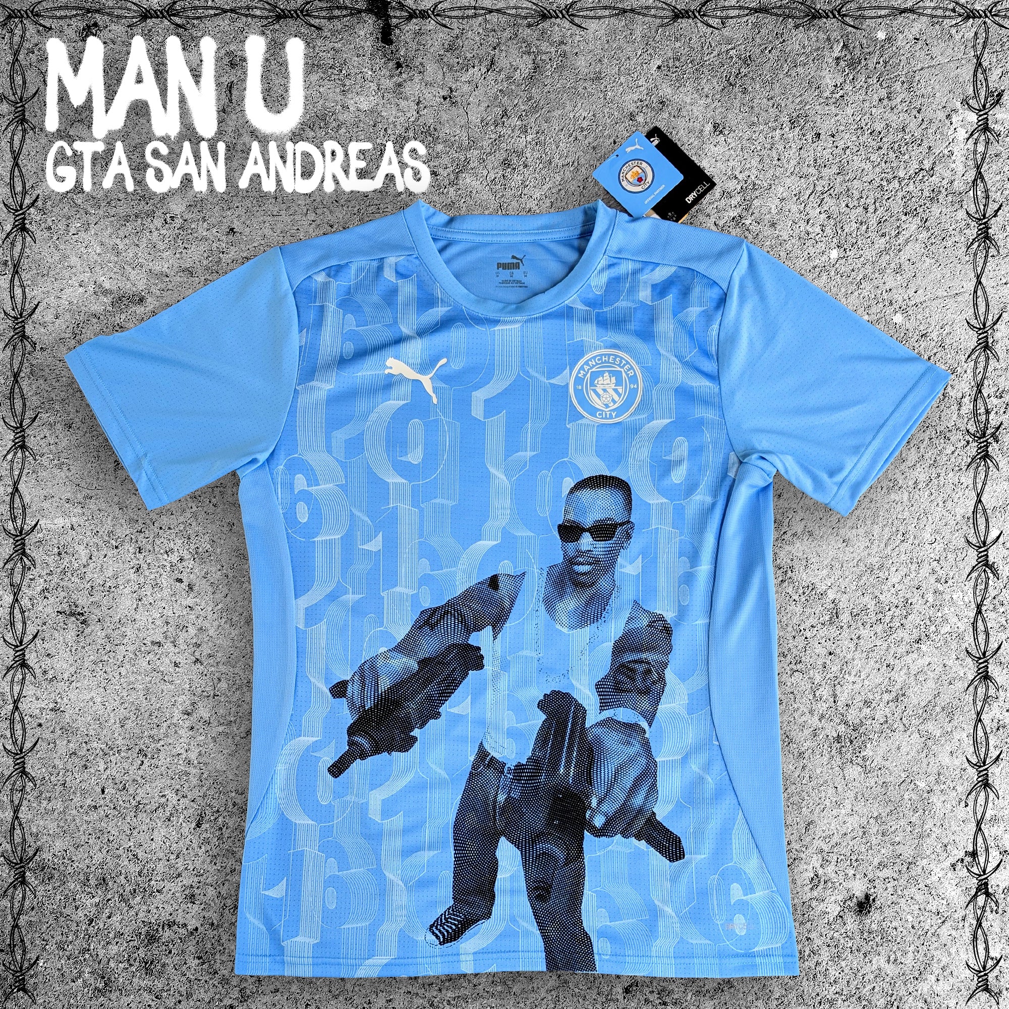 JERSEY MAN U  PRE MATCH INTERVENIDO X CJ GTA SAN ANDREAS