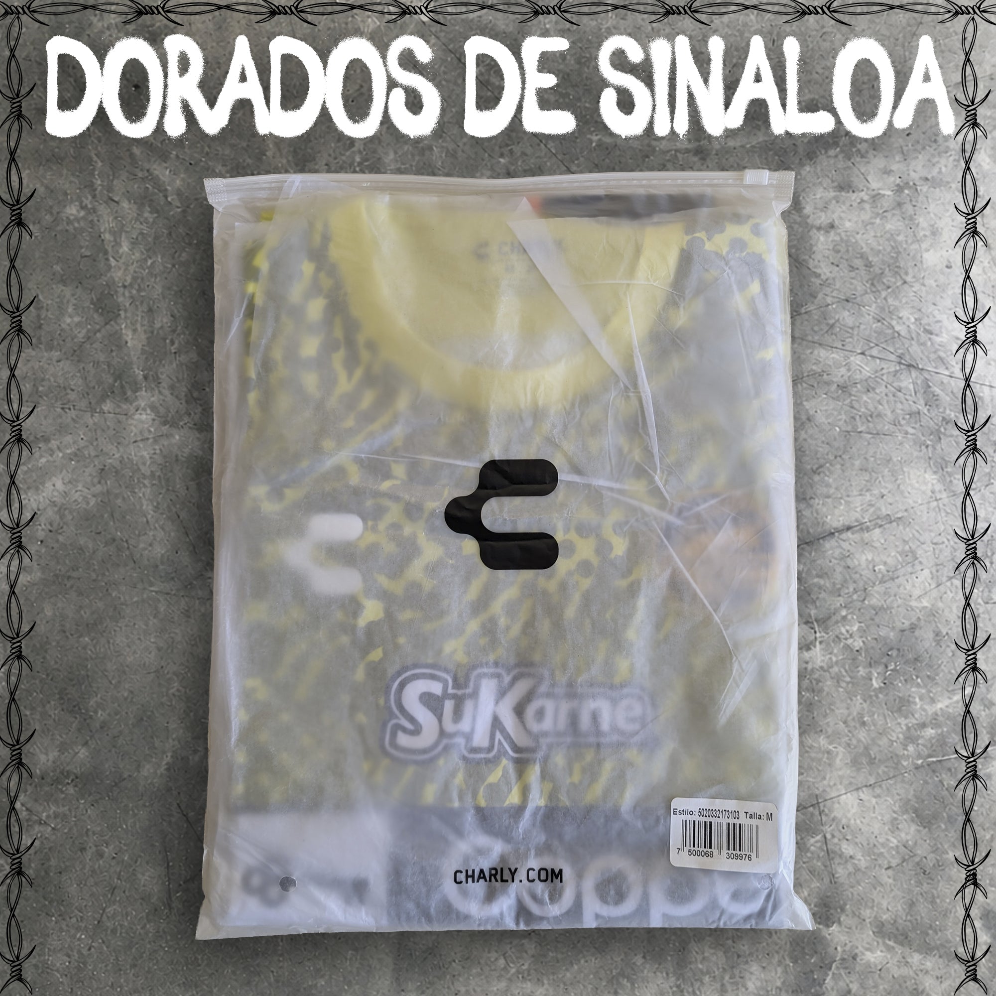 JERSEY DORADOS DE SINALOA X CHALINO SANCHEZ ORIGINAL