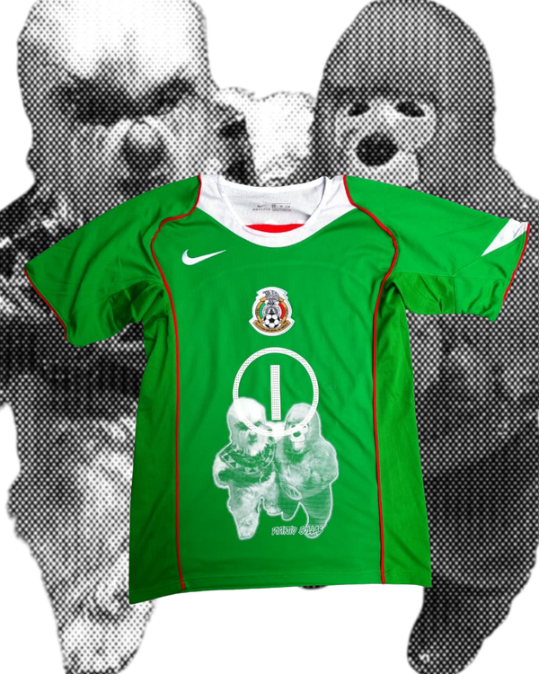 JERSEY RETRO SELECCIÓN MEXICANA 2005 X KEMONITO Y ALUSHE