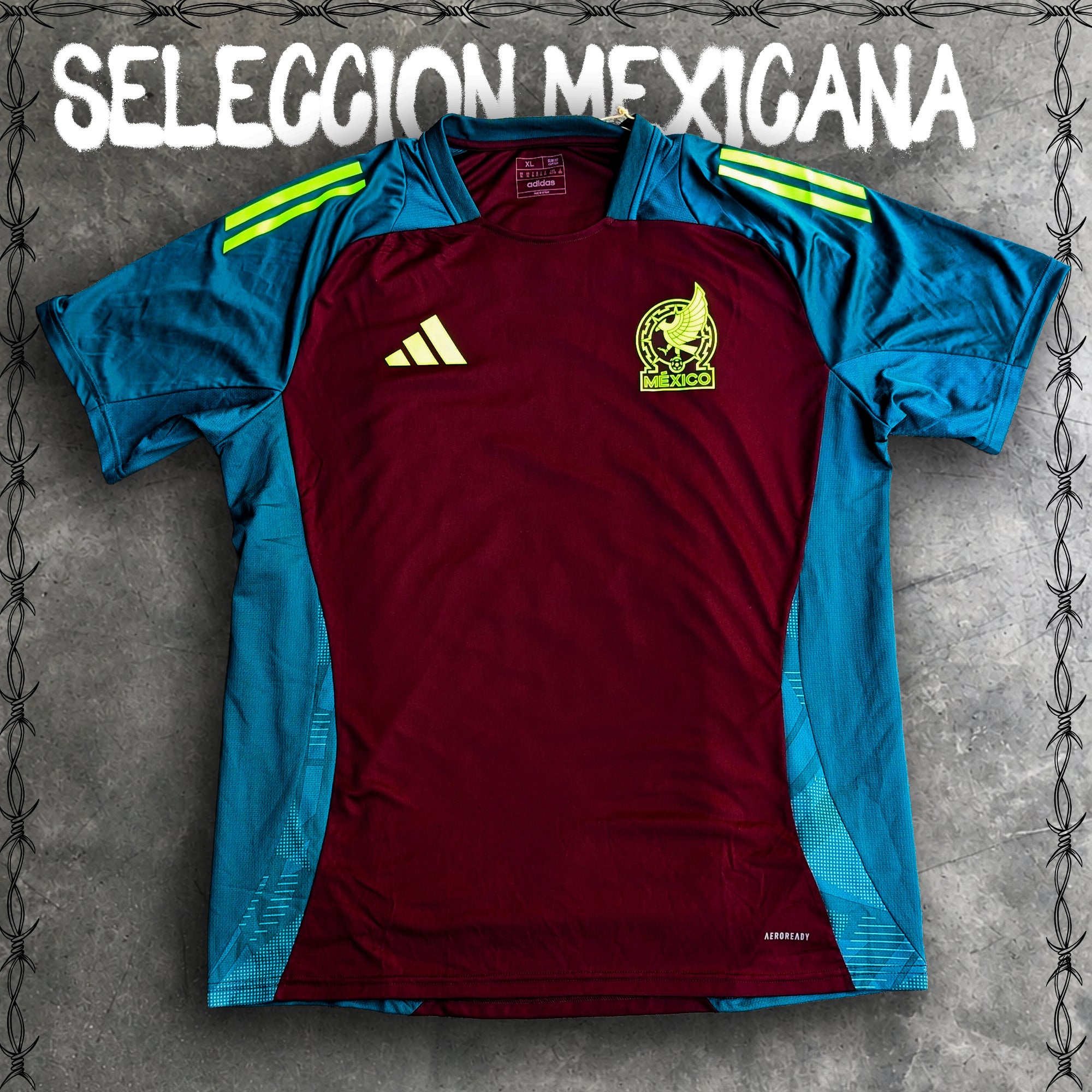 JERSEY SELECCIÓN MEXICANA  INTERVENIDO ORIGINAL