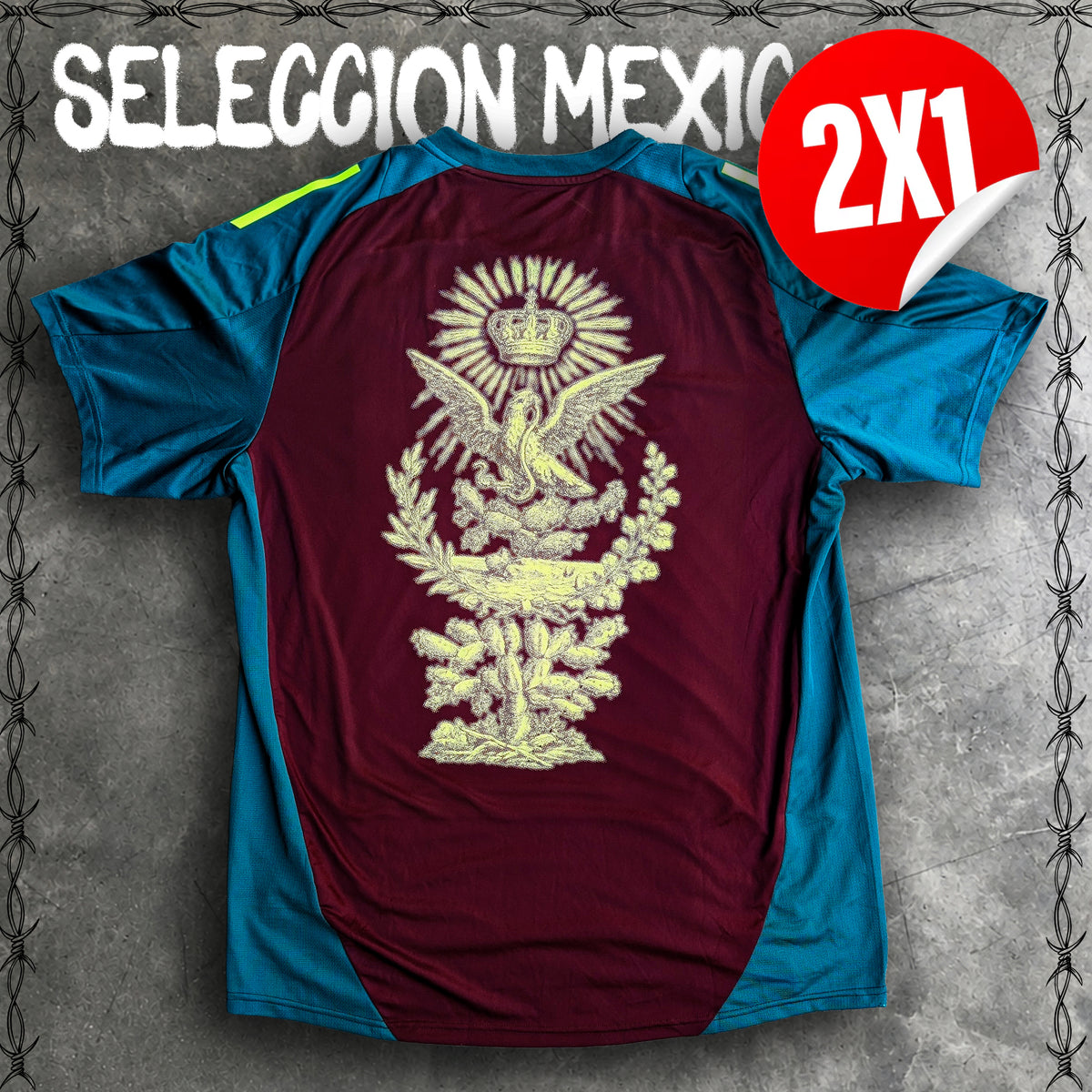 JERSEY SELECCIÓN MEXICANA  INTERVENIDO ORIGINAL