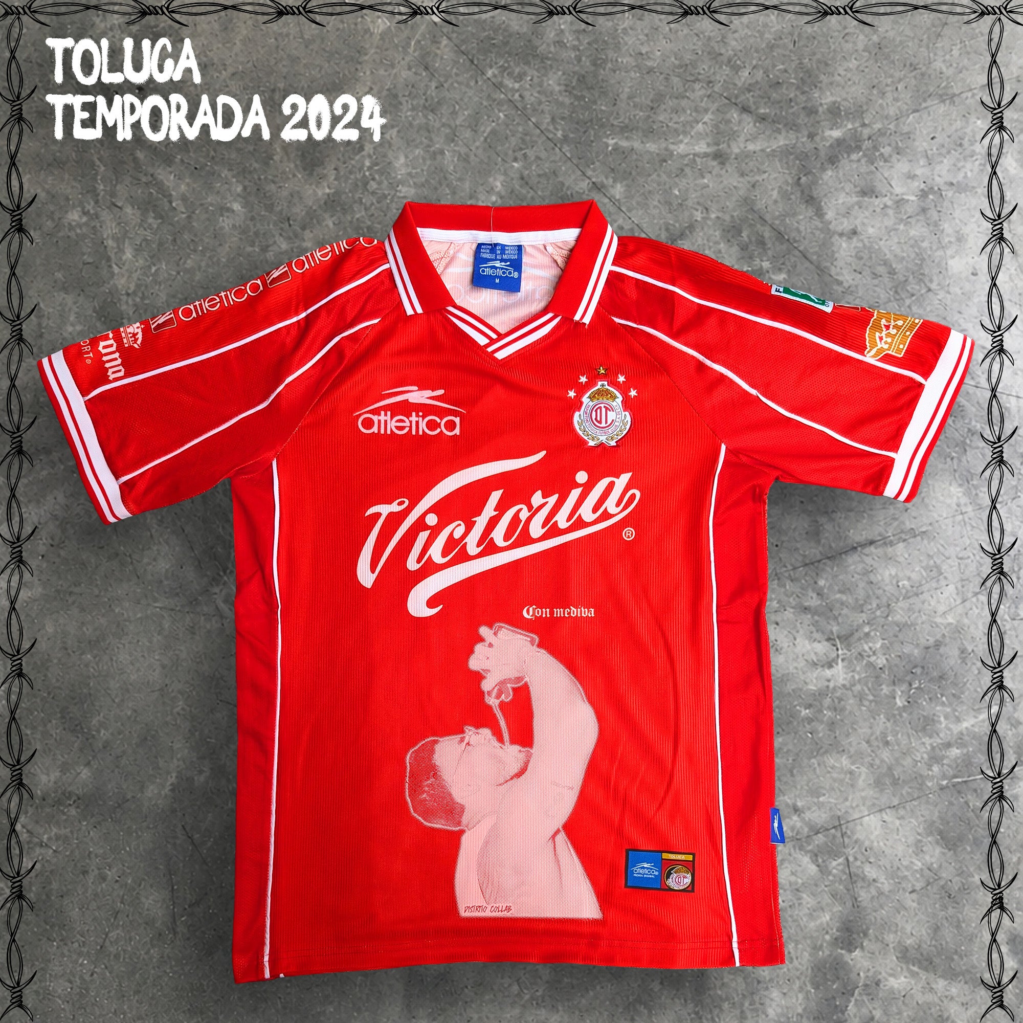 JERSEY RETRO TOLUCA 1999 X ALEXIS VEGA