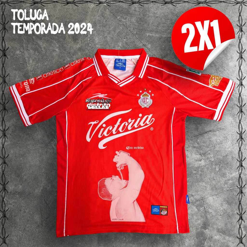 JERSEY RETRO TOLUCA 1999 X ALEXIS VEGA