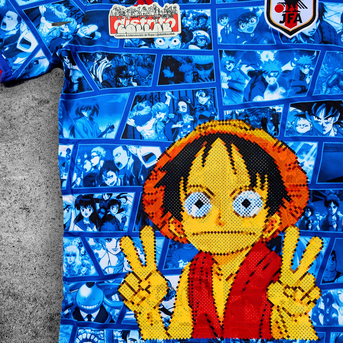 JERSEY RETRO SELECCIÓN DE JAPÓN ANIME X ONE PIECE