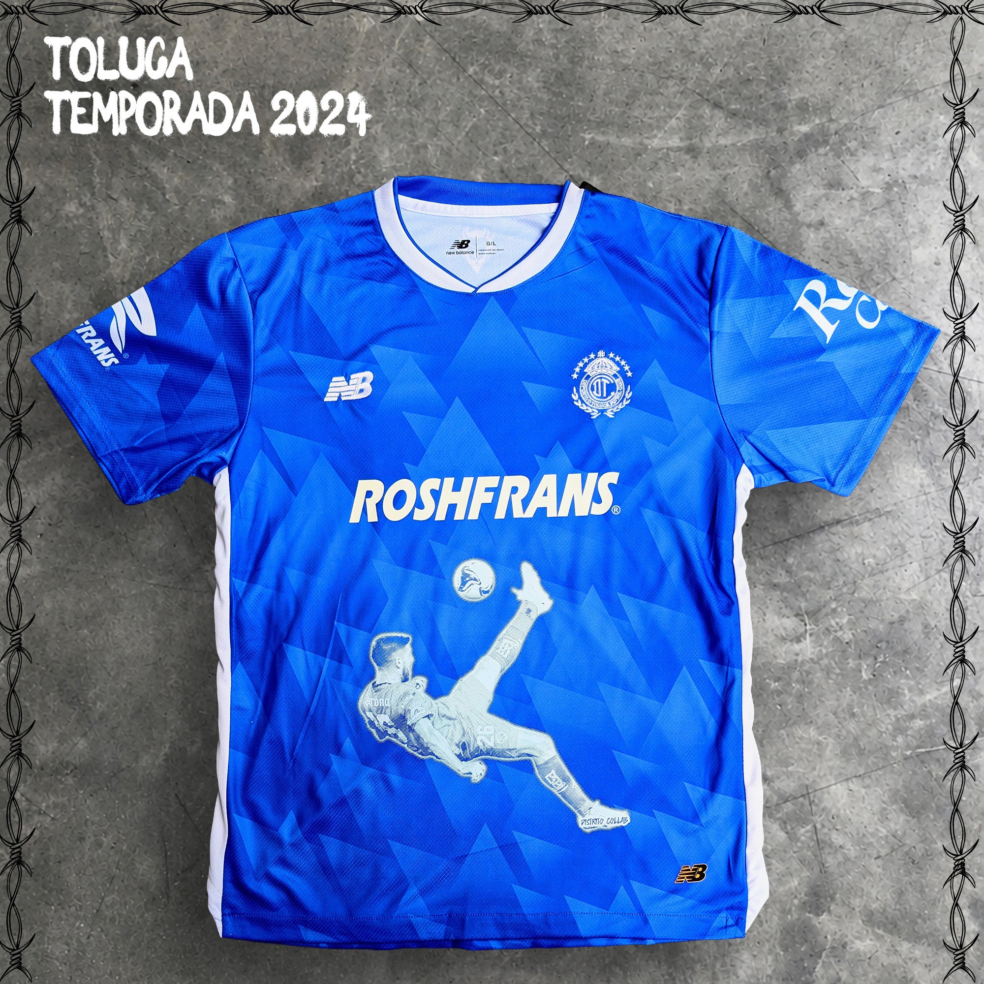 JERSEY RETRO TOLUCA  X PAULINHO