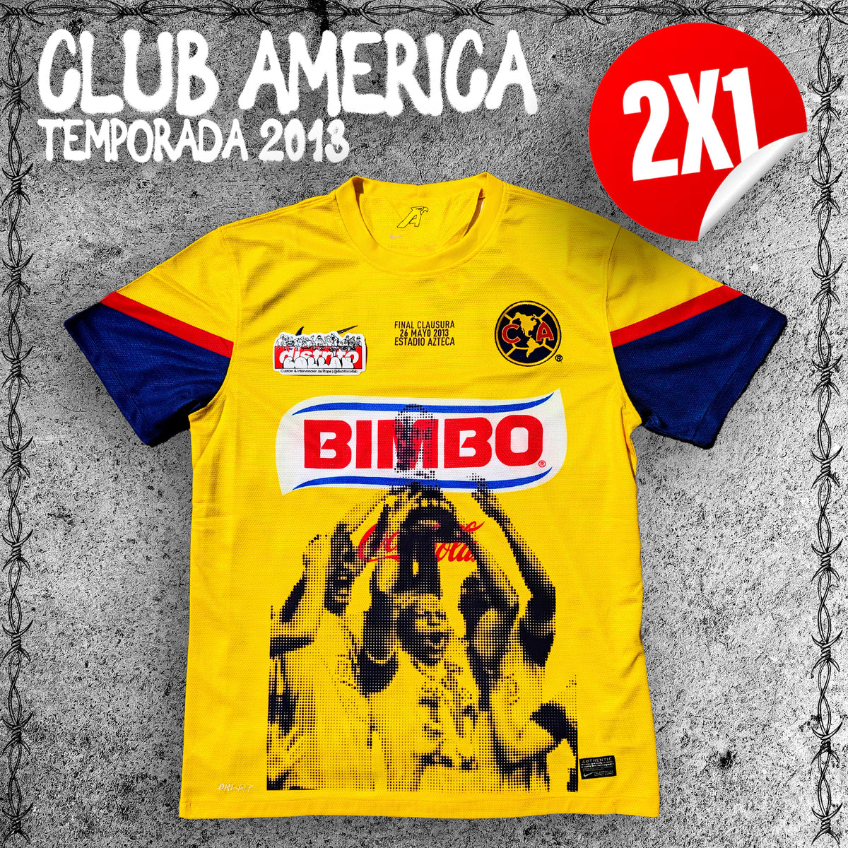 JERSEY RETRO AMERICA X CHUCHO BENITEZ