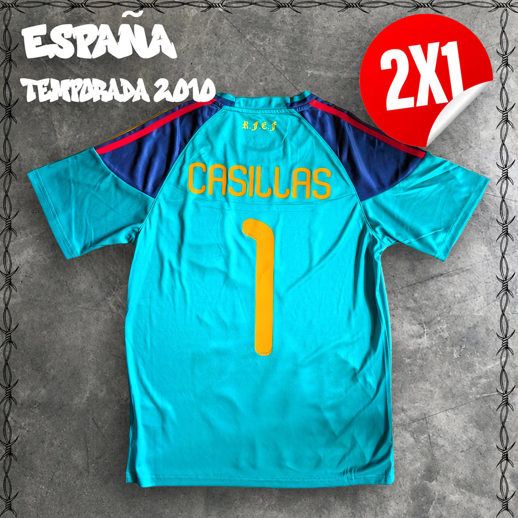 JERSEY RETRO SELECCIÓN ESPAÑA 2010 X CASILLAS