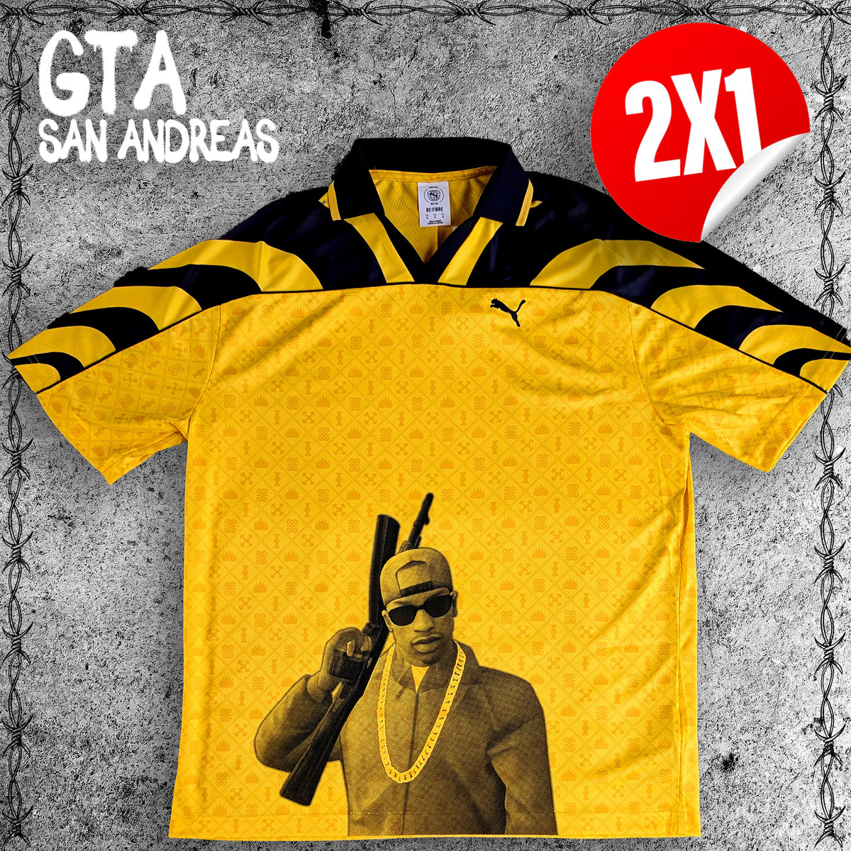 JERSEY PUMA INTERVENIDO X CJ GTA SAN ANDREAS
