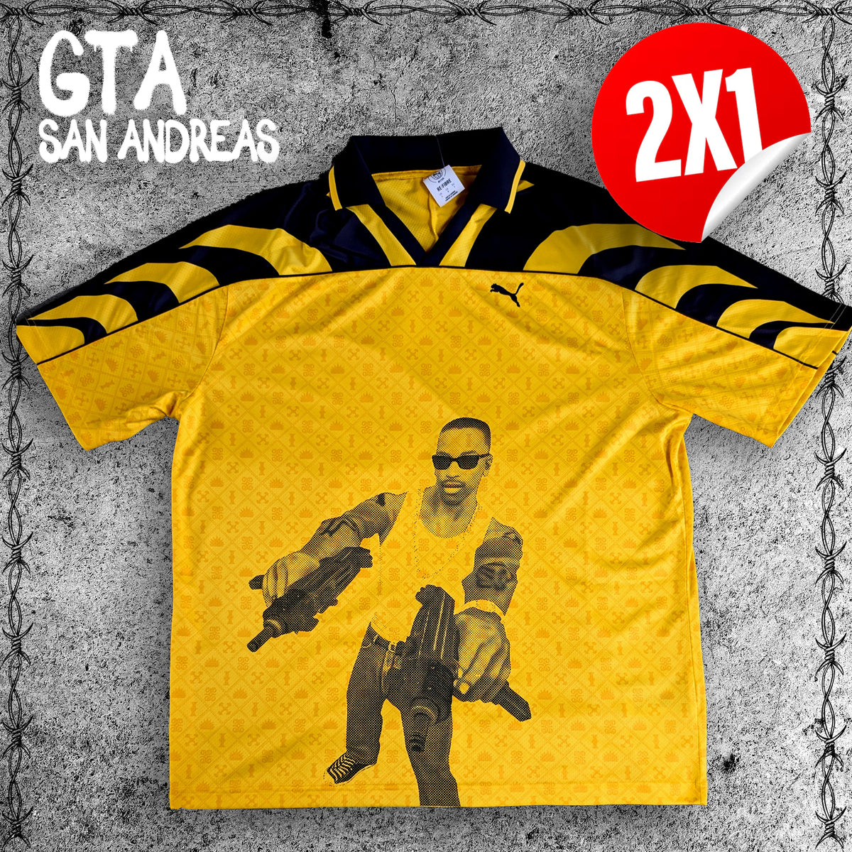 JERSEY PUMA INTERVENIDO X CJ GTA SAN ANDREAS