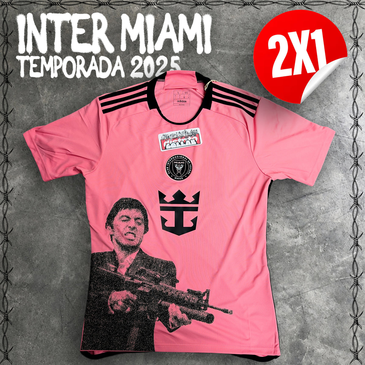 JERSEY INTER DE MIAMI X TONY MONTANA (SCARFACE) ORIGINAL