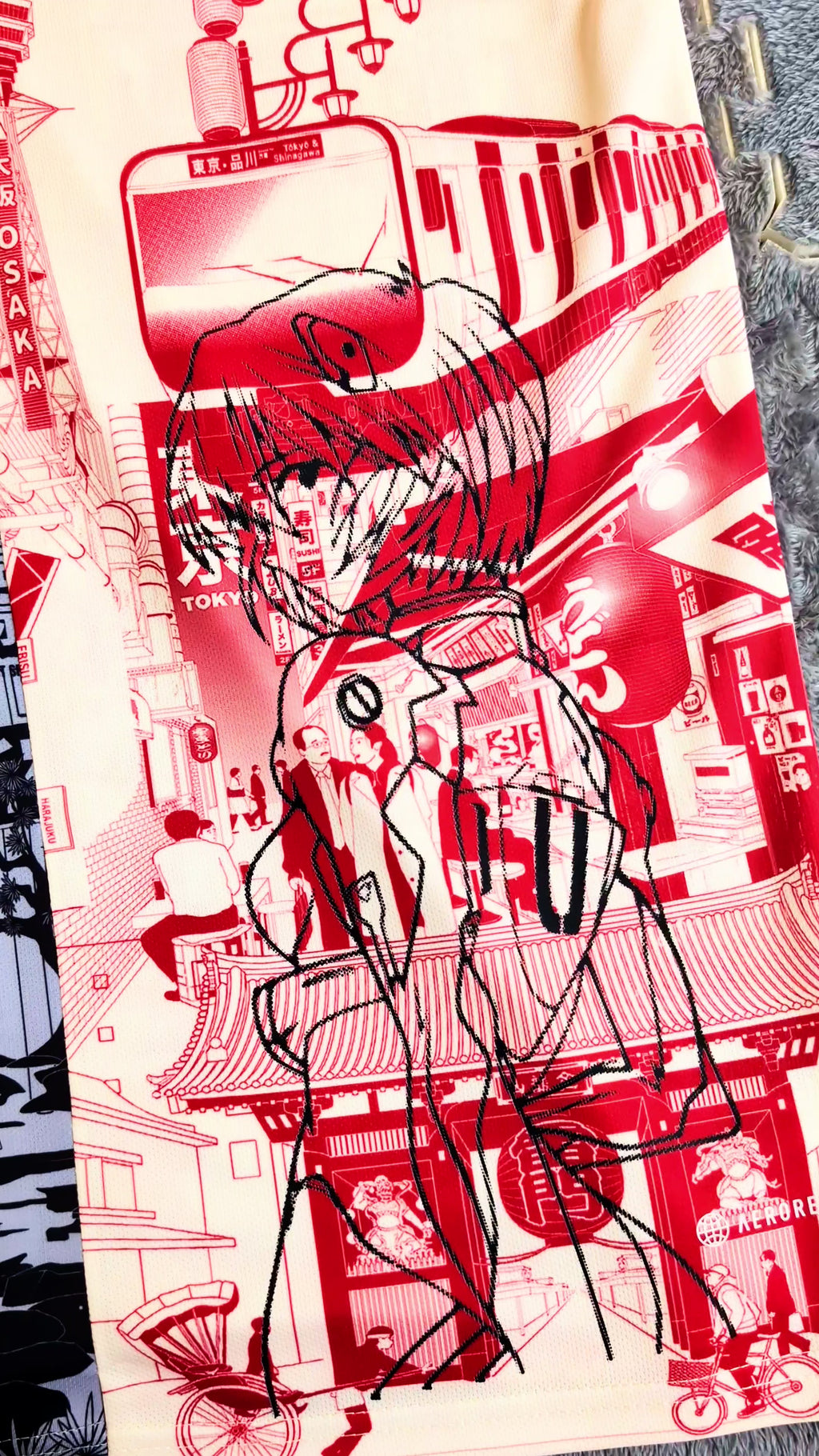 JERSEY BOOTLEG JAPÓN X REI AYANAMI EVANGELION