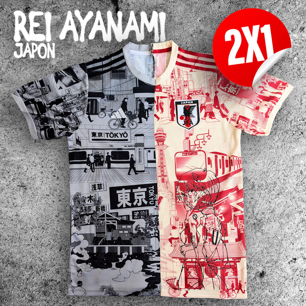 JERSEY BOOTLEG JAPÓN X REI AYANAMI EVANGELION