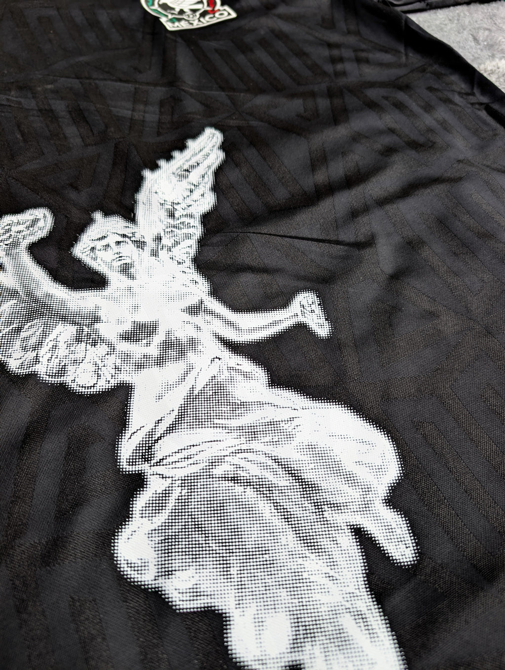 JERSEY SELECCIÓN MEXICANA NEGRO  X ANGEL DE LA NDEPENDENCIA