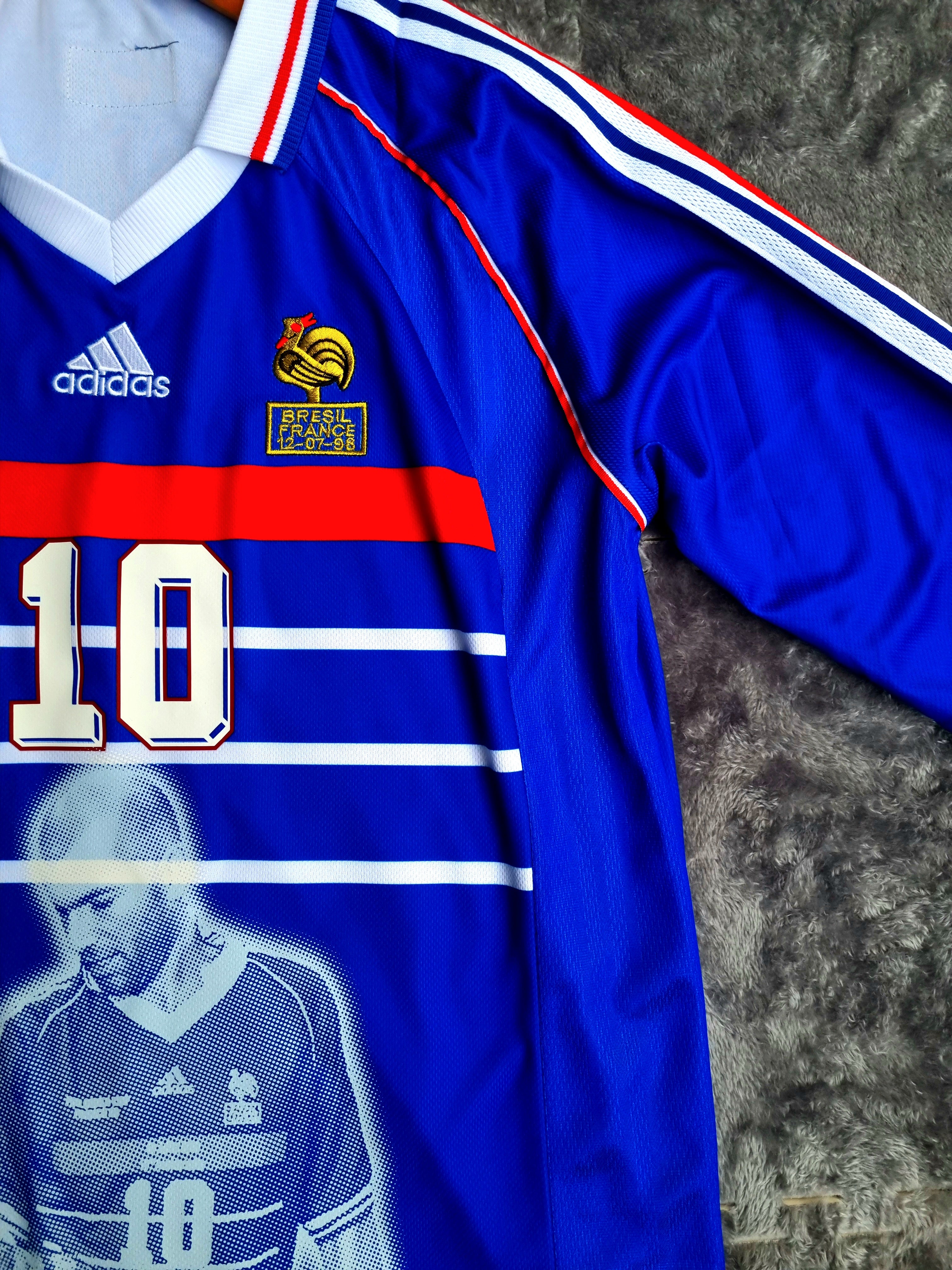 JERSEY RETRO SELECCIÓN FRANCIA 1998  X ZIDANE