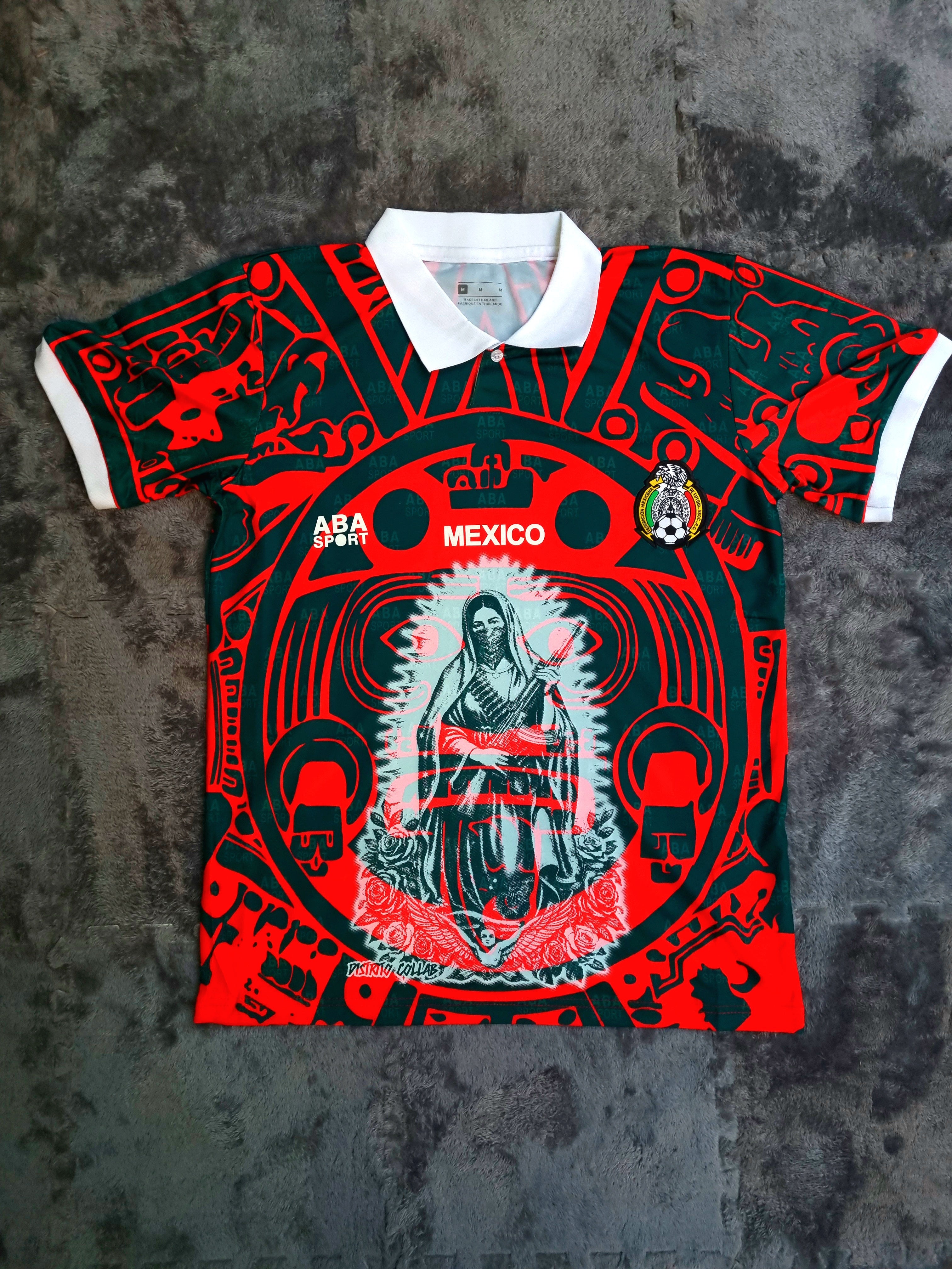 JERSEY RETRO SELECCIÓN MEXICANA 98 X VIRGEN MARÍA
