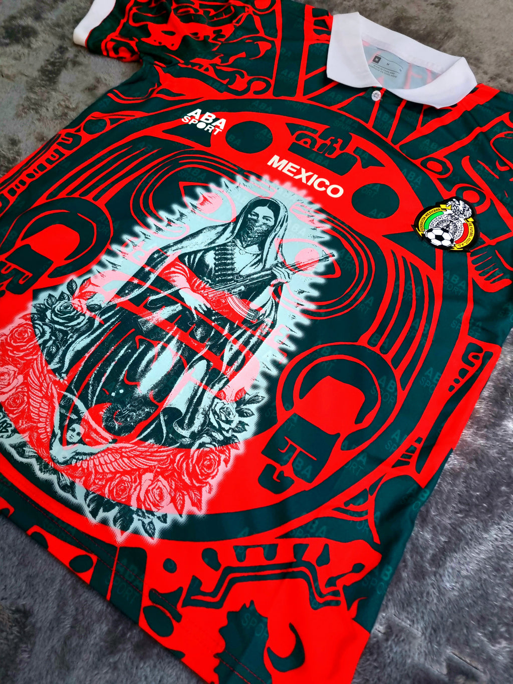 JERSEY RETRO SELECCIÓN MEXICANA 98 X VIRGEN MARÍA