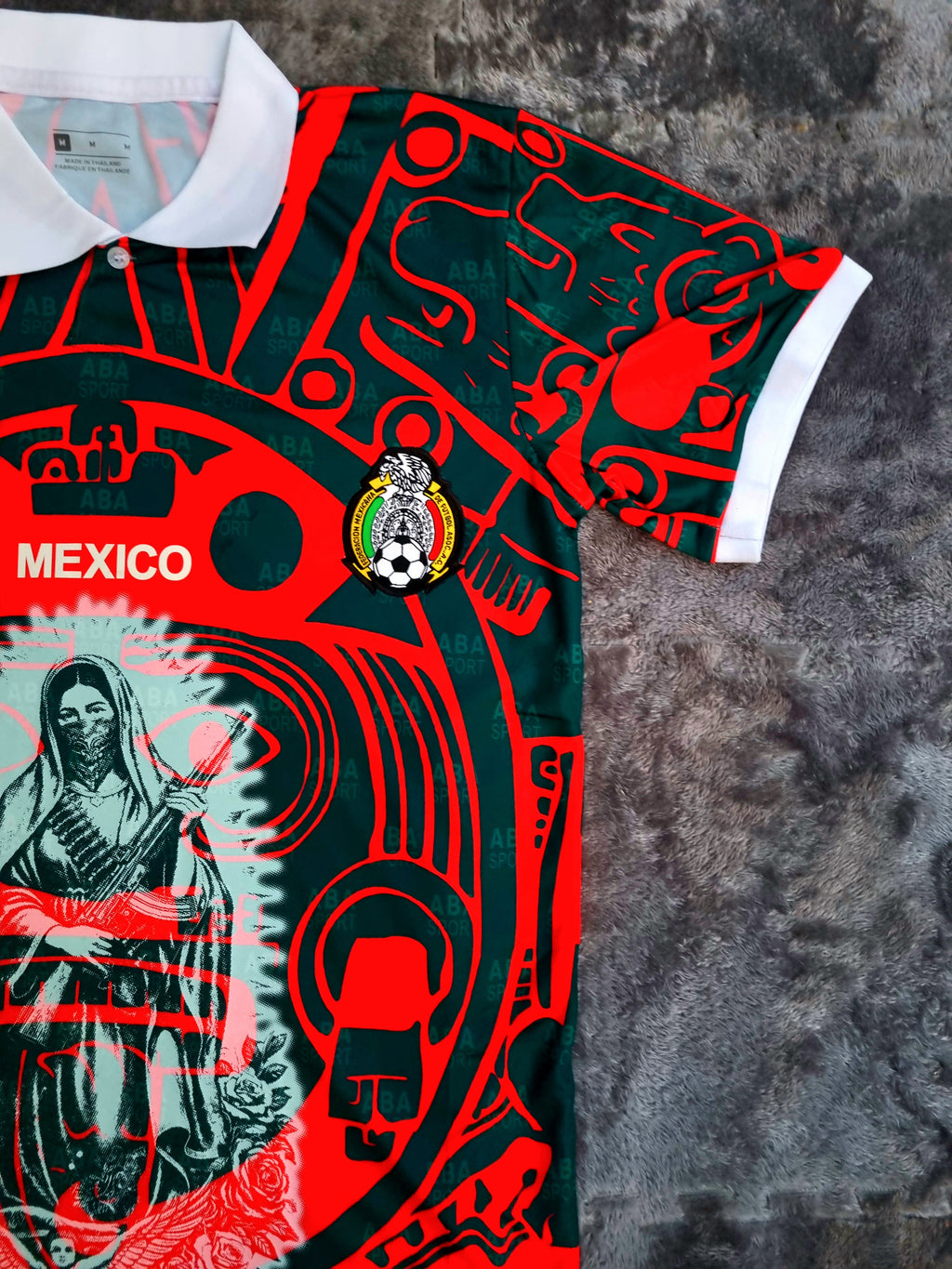 JERSEY RETRO SELECCIÓN MEXICANA 98 X VIRGEN MARÍA
