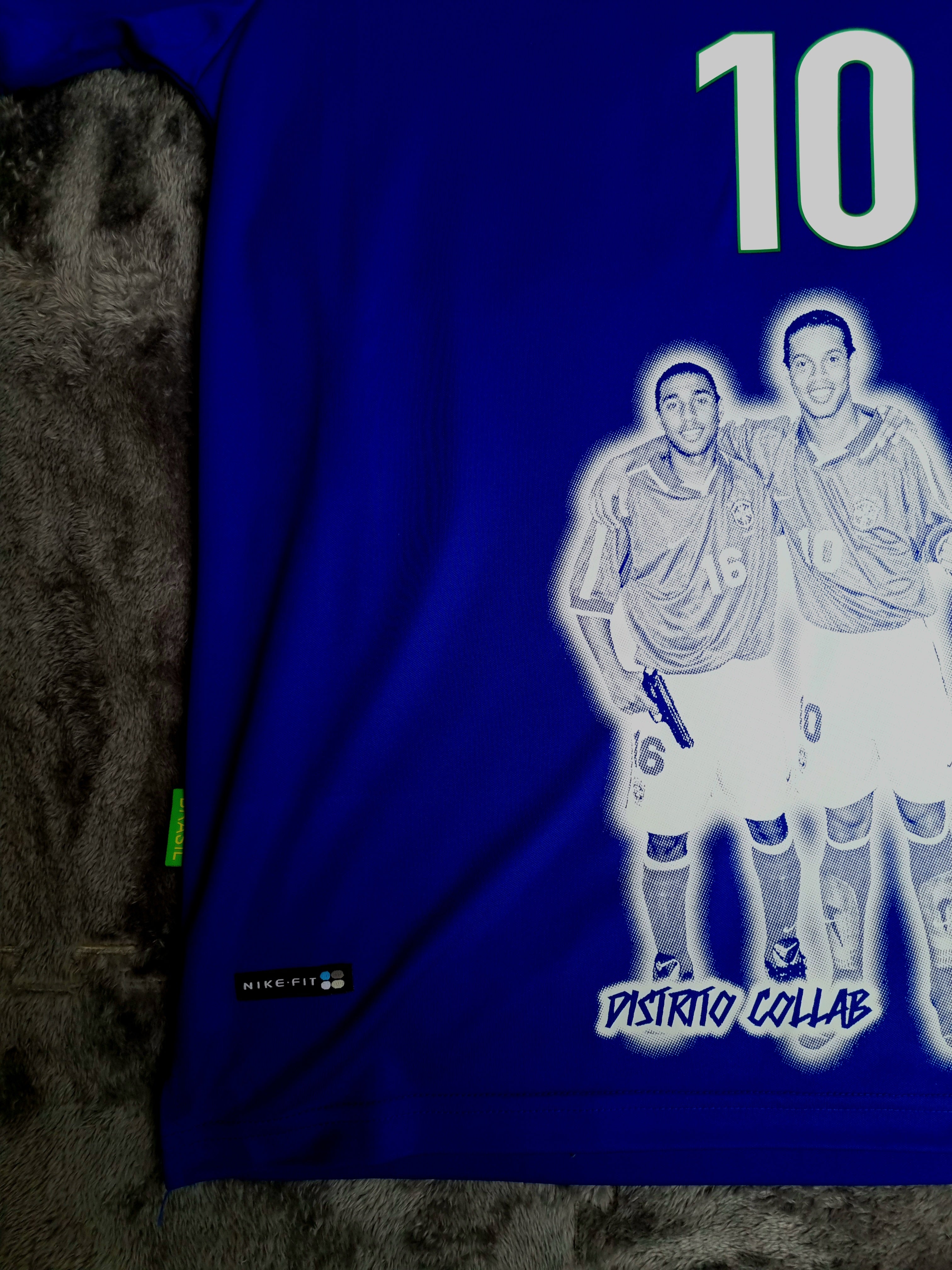 JERSEY RETRO SELECCIÓN DE BRASIL VISITANTE 98 X RONALDIHNO