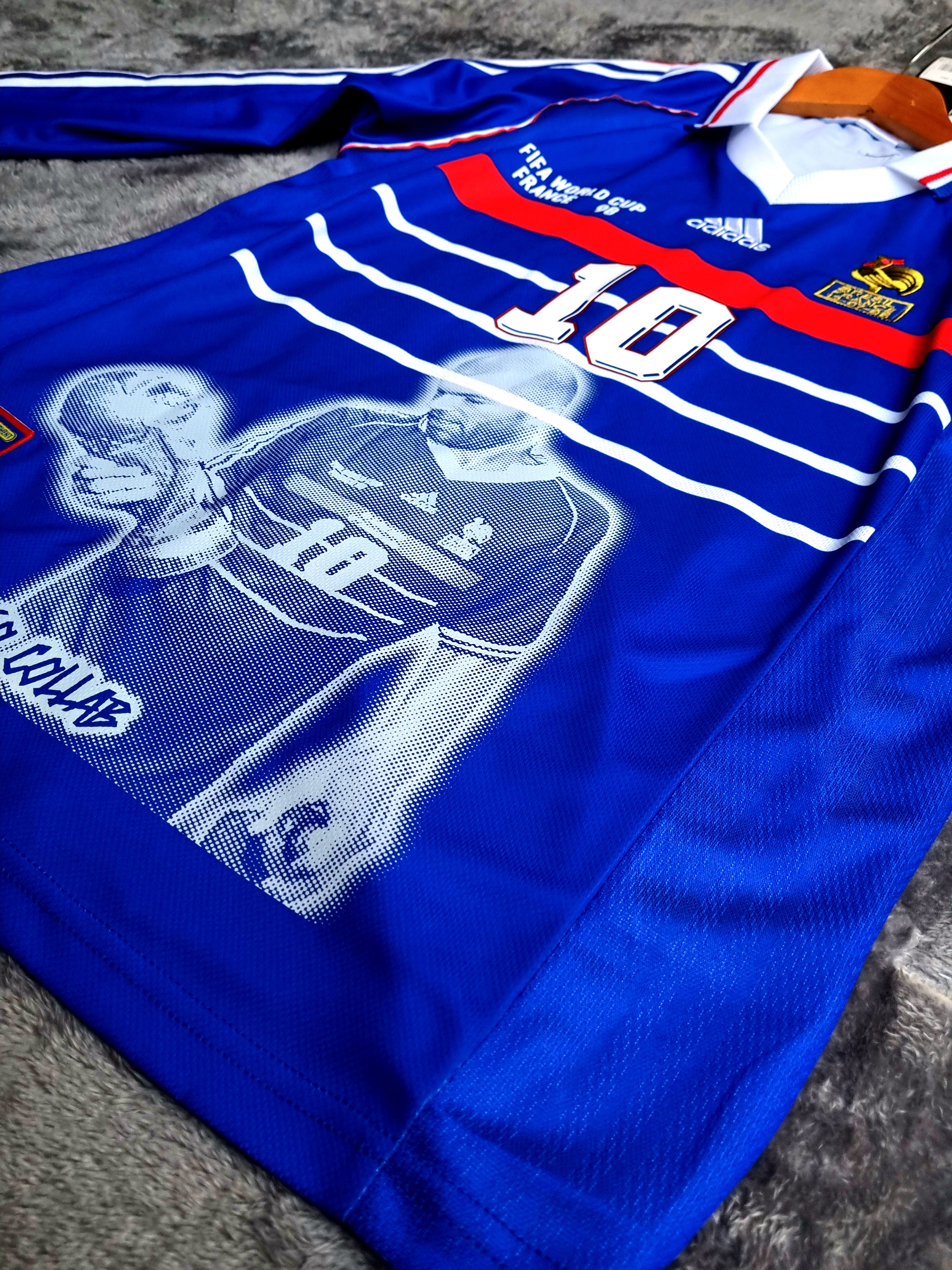 JERSEY RETRO SELECCIÓN FRANCIA 1998  X ZIDANE