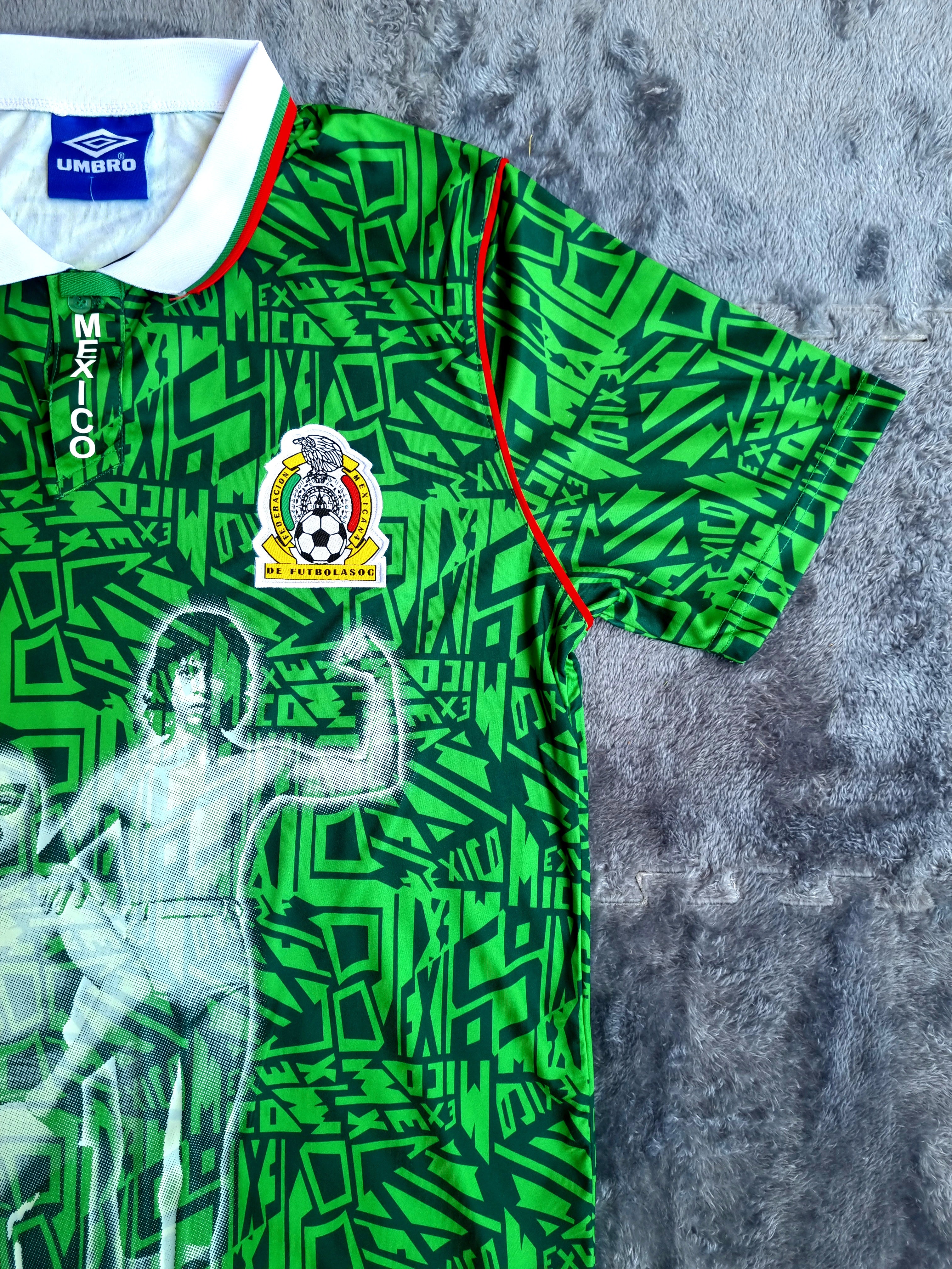 JERSEY RETRO SELECCIÓN MEXICANA 94 X NACHO LIBRE