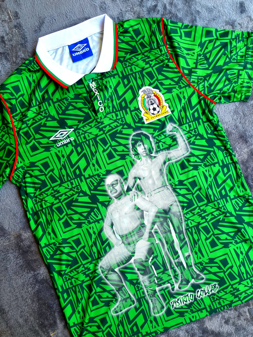 JERSEY RETRO SELECCIÓN MEXICANA 94 X NACHO LIBRE