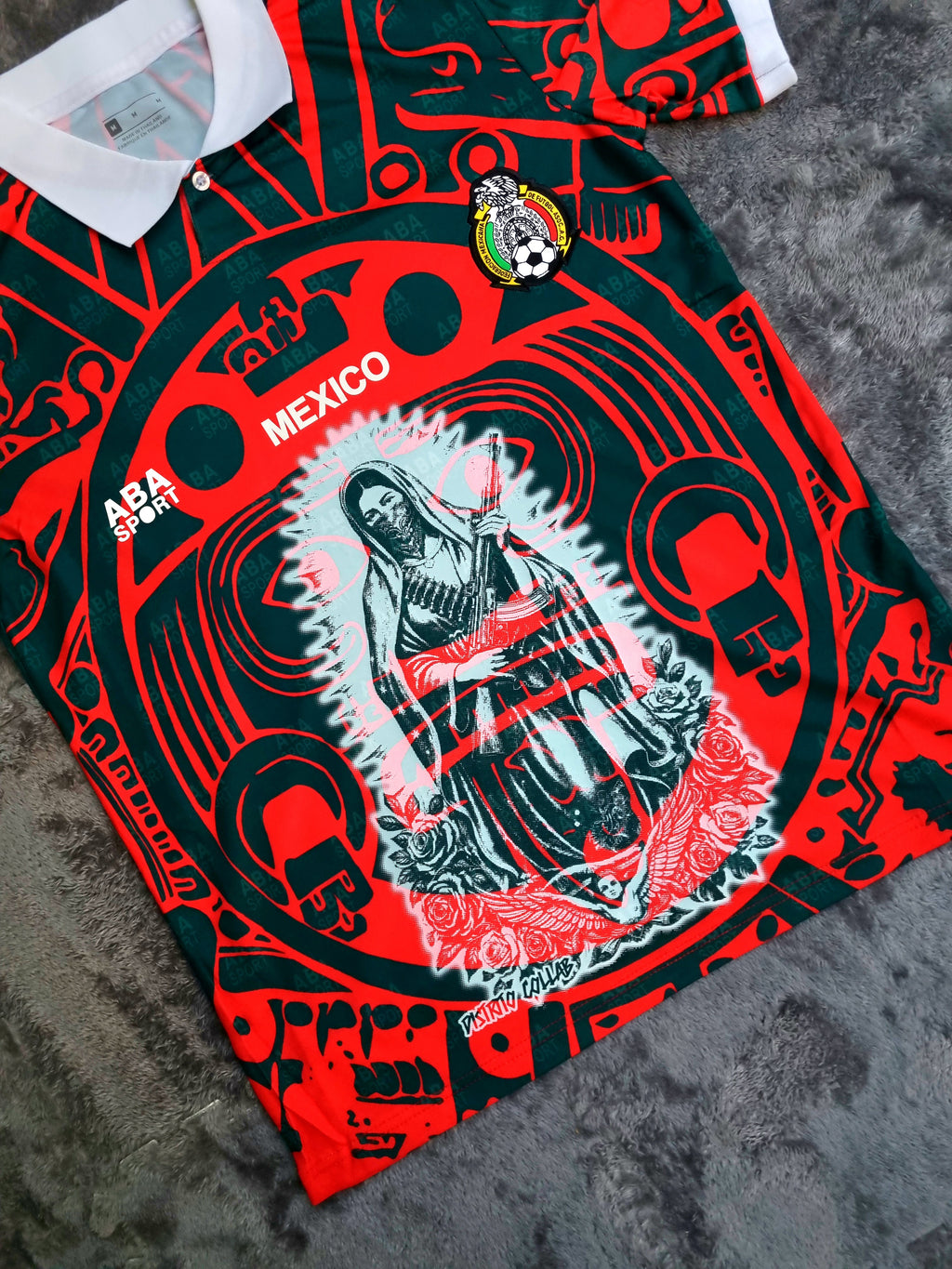 JERSEY RETRO SELECCIÓN MEXICANA 98 X VIRGEN MARÍA