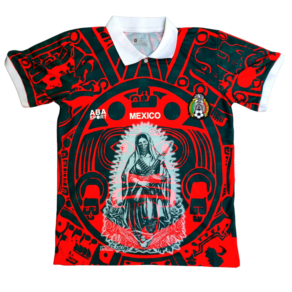 JERSEY RETRO SELECCIÓN MEXICANA 98 X VIRGEN MARÍA