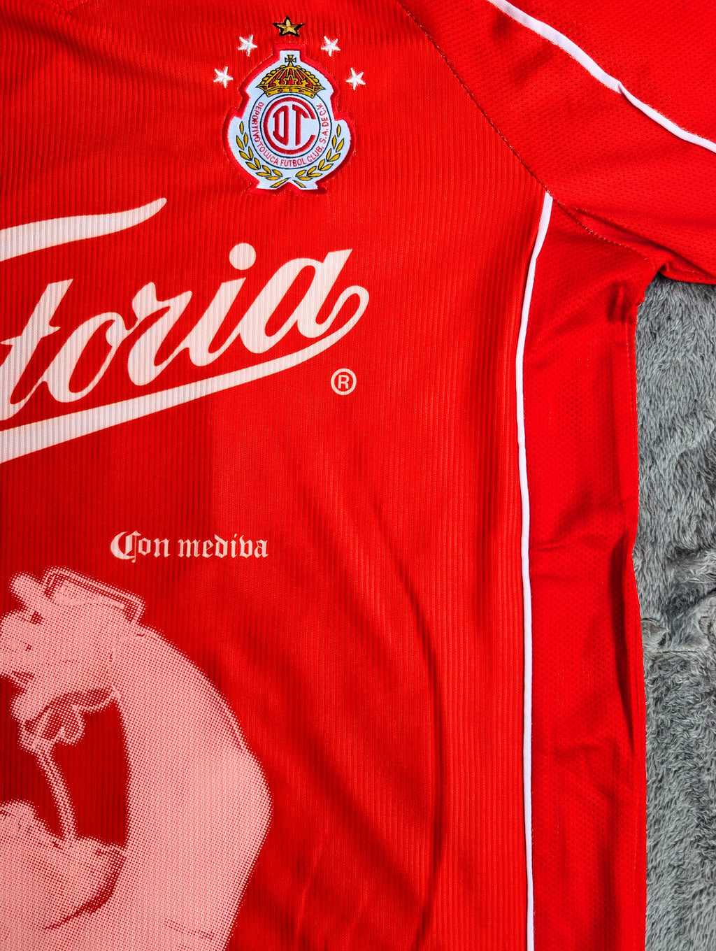 JERSEY RETRO TOLUCA 1999 X ALEXIS VEGA