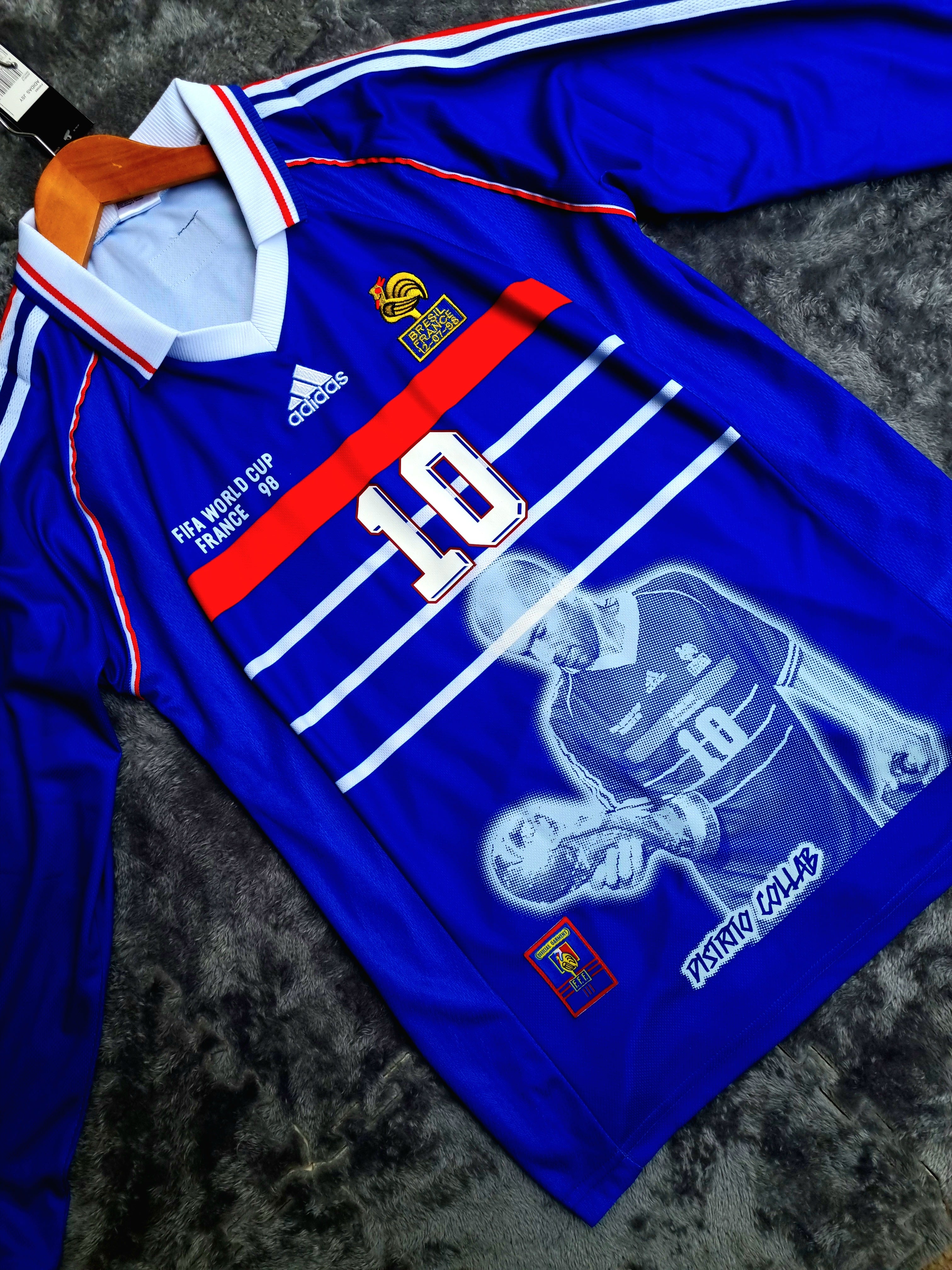 JERSEY RETRO SELECCIÓN FRANCIA 1998  X ZIDANE